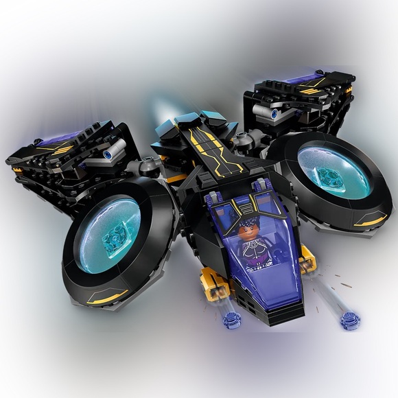NIB Lego Marvel Black Panther Wakanda Forever Lego Set 76211 Shuri’s Sunbird - Picture 2 of 9